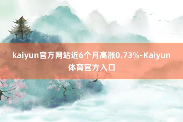 kaiyun官方网站近6个月高涨0.73%-Kaiyun体育官方入口